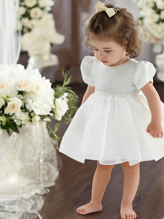 Kinderkleid Kurzärmelig White