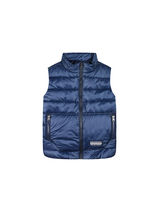 Energiers Kids Casual Jacket Sleeveless Blue