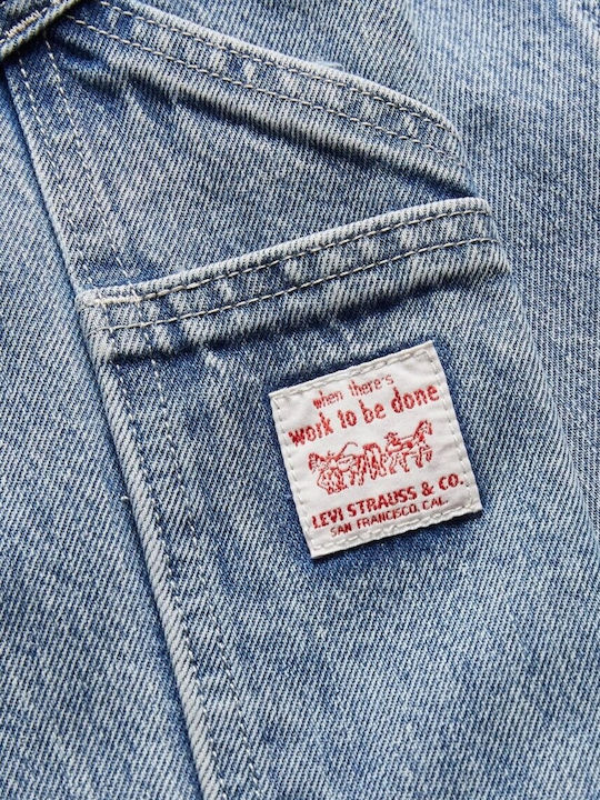 Stay Ανδρικό Παντελόνι Τζιν με Loose Straight Εφαρμογή Med Indigo