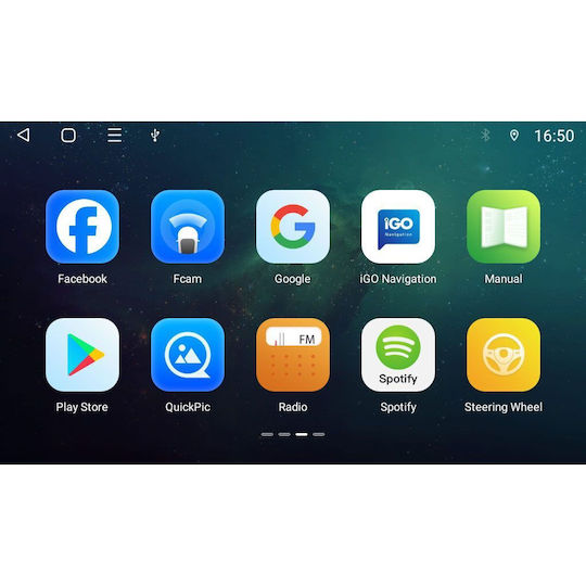 Digital IQ Sistem Audio Auto pentru Fiat Panda 2012-2021 (Bluetooth/USB/AUX/WiFi/GPS/Apple-Carplay/Android-Auto) cu Ecran Tactil 7"