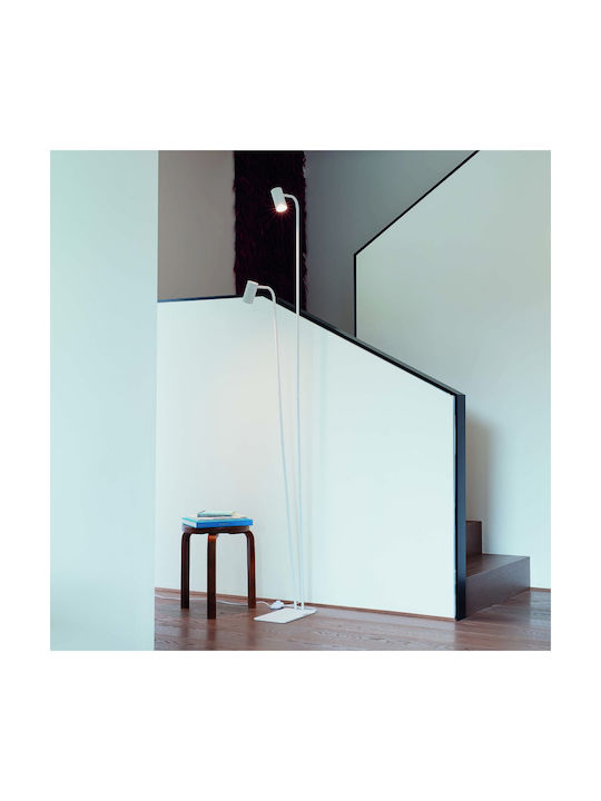 Ideal Lux Ginger Φωτιστικό Δαπέδου Υ211.5xΜ18εκ. με Ντουί για Λαμπτήρα GU10 Λευκό