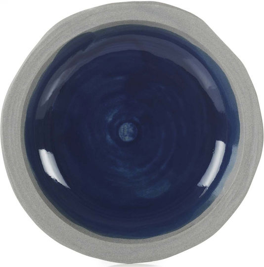 Revol Plate Soup made of Porcelain Blue with Diameter 21cm