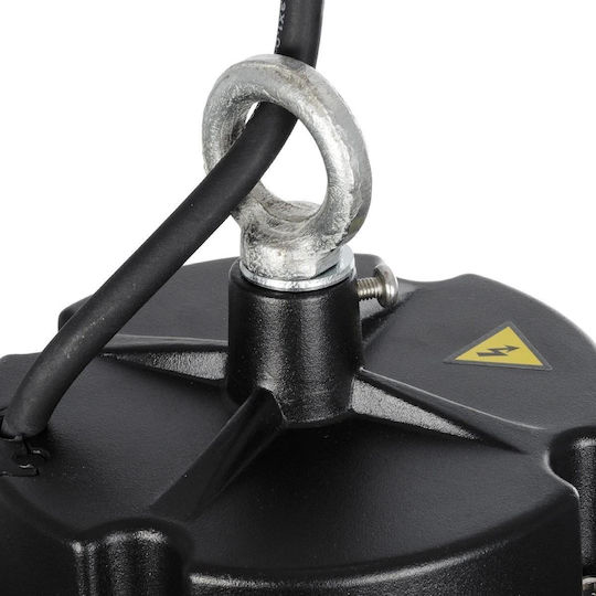 GloboStar Commercial Bell Light 200W Cool White 30000lm with Built-in LED Black Ø30xH16cm