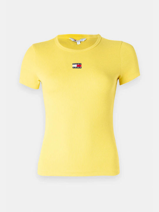 Tommy Hilfiger Badge T-Shirt Yellow DW0DW17881-ZGP