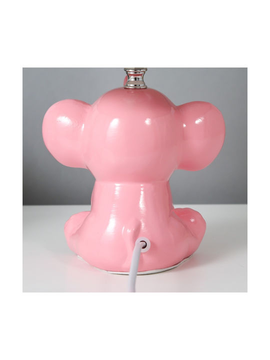 La Belle Maison Kids Table Lamp Pink 20x20x32cm D1754