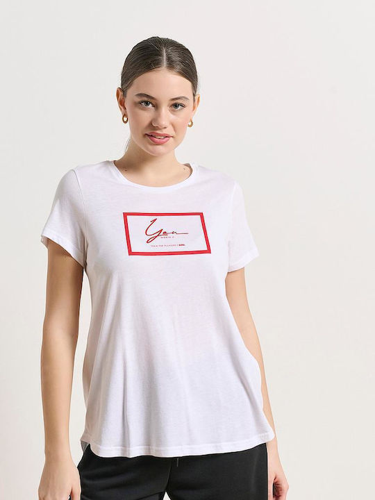 Γυναικείο T-shirt Λευκό