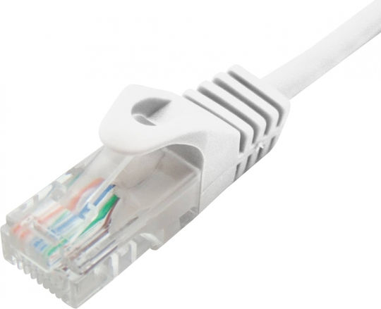 Cablu Patch Cat6 UTP 2.0m Alb Kgd Bucăți:10 04.023.0533