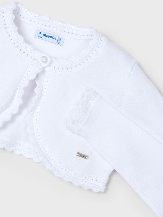 Kids Bolero Cotton White