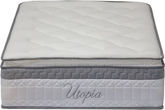 Pakketo Utopia Single Ergonomic Mattress 100x200x32cm with Independent Springs & Topper