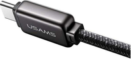 Usams USB-C to Lightning Cable 30W Black 1.2m SJ743USB02