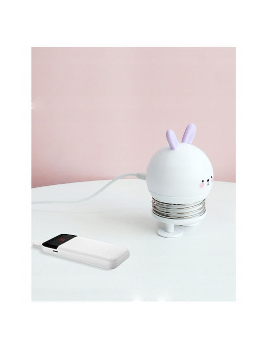 Φωτάκι Νυκτός LED USB Λευκό