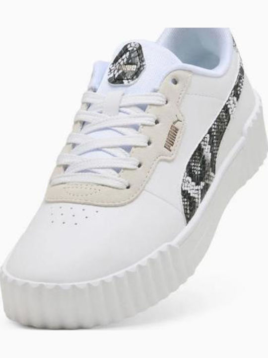 Carina 3.0 Snake Adidași Chunky Pentru Femei Albi