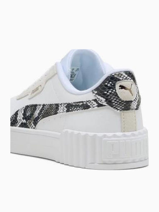 Carina 3.0 Snake Adidași Chunky Pentru Femei Albi