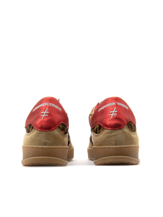 Sneakers Brown- Red- Beige