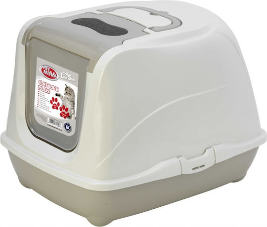 Pet Nova Τουαλέτα Γάτας Κλειστή Γκρι Μ57.8 x Π43.9 x Υ41.5cm
