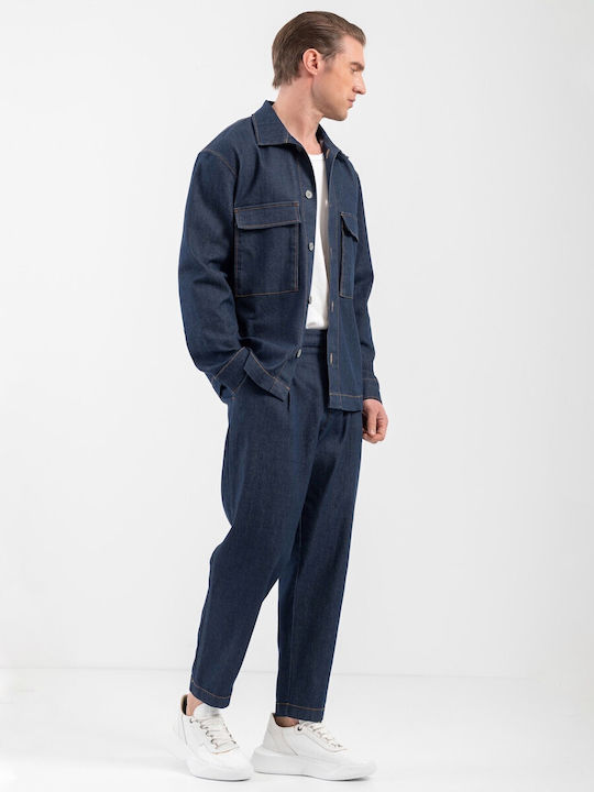 Vittorio Artist Overshirt Denim Cămașă Albastru