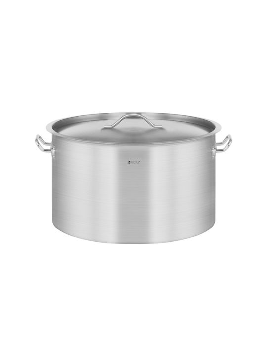 Royal Catering Edelstahl Marmitentopf 32Es / 26cm