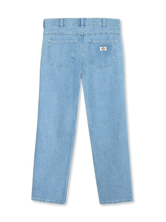 Houston Ανδρικό Παντελόνι Τζιν με Regular Straight Εφαρμογή Vintage Aged Blue