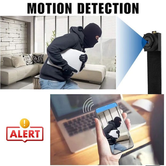 Cameră Ascunsă WiFi 1080p cu Slot pentru Card de Memorie și Senzor de Mișcare