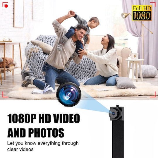 Cameră Ascunsă WiFi 1080p cu Slot pentru Card de Memorie și Senzor de Mișcare
