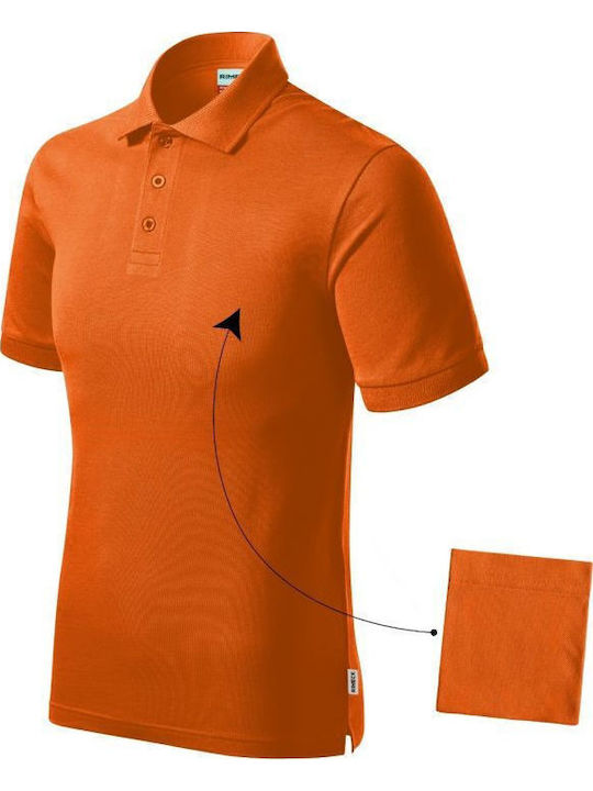 Malfini Ανδρικό Διαφημιστικό T-shirt Κοντομάνικο Orange