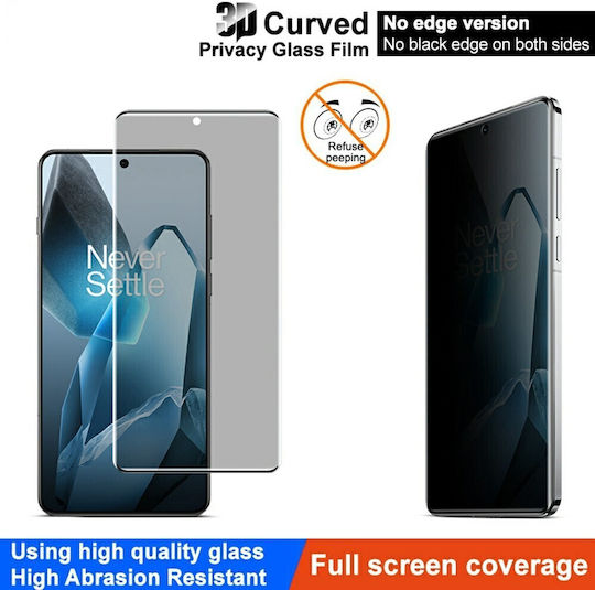 Privacy Full Face Tempered Glass Negru (OnePlus 13)