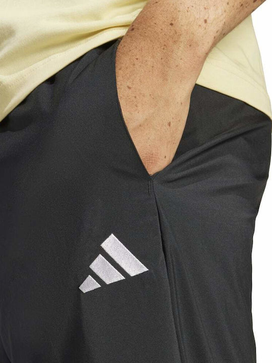 Essentials Παντελόνι Φόρμας Γυαλιστερό με Λάστιχο Μαυρο