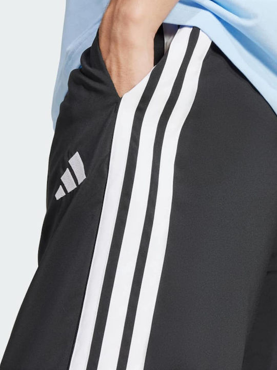 Essentials 3-Stripes Jogginghose Glänzend mit Gummizug Black
