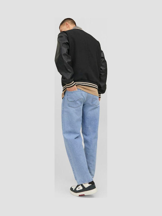 Jack & Jones Ανδρικό Παντελόνι Τζιν Loose Fit Μπλε