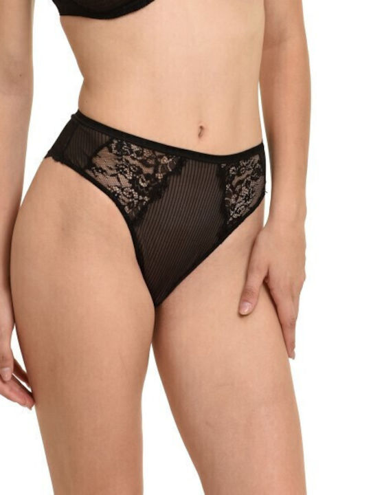 Miss Rosy Σετ Εσωρούχων Σουτιέν με Boxer Μαύρο
