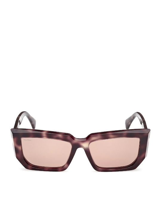 Max Mara Sunglasses Brown with Acetate Frame & Pink Lens Max Mara Sunglasses Brown with Acetate Frame & Pink Lens