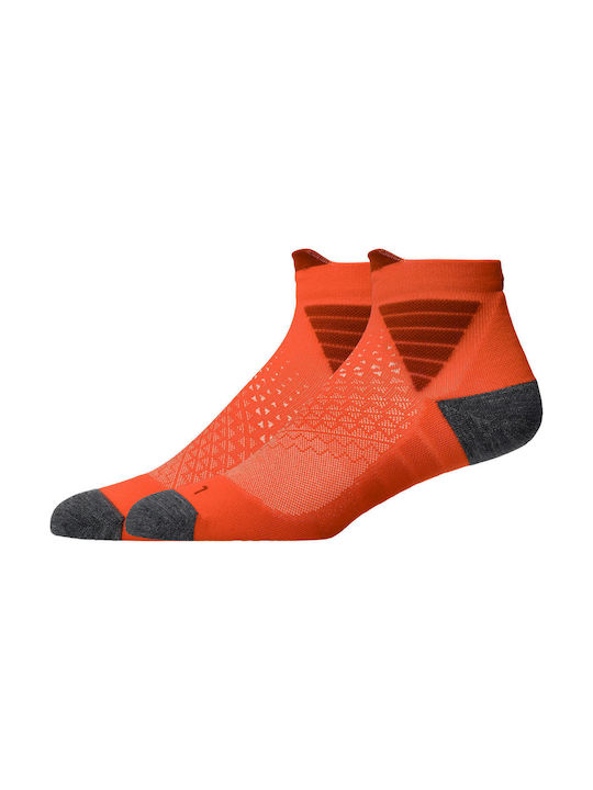 ASICS Fujitrail Running Socks Orange 1 Pair