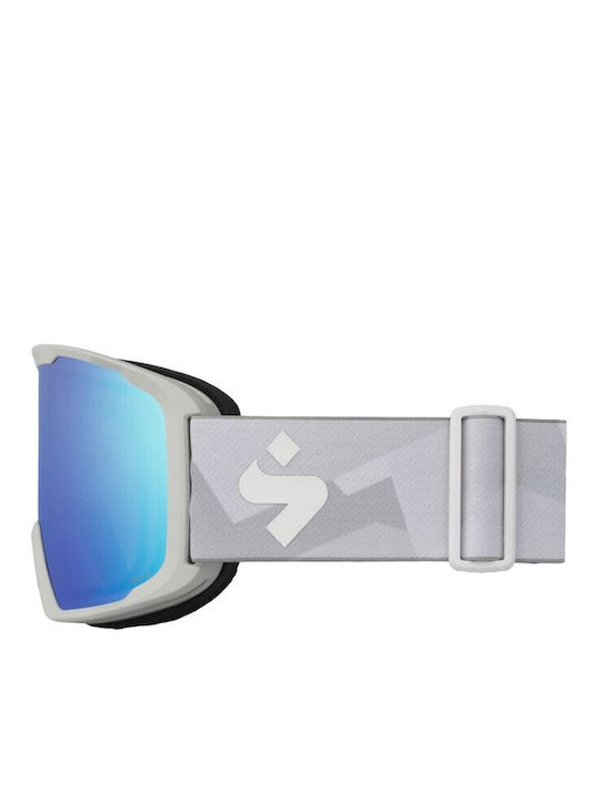 Sweet Protection Μάσκα Σκι & Snowboard Ενηλίκων Λευκή με Φακό σε Μπλε Χρώμα Sweet Protection Μάσκα Σκι & Snowboard Ενηλίκων Λευκή με Φακό σε Μπλε Χρώμα