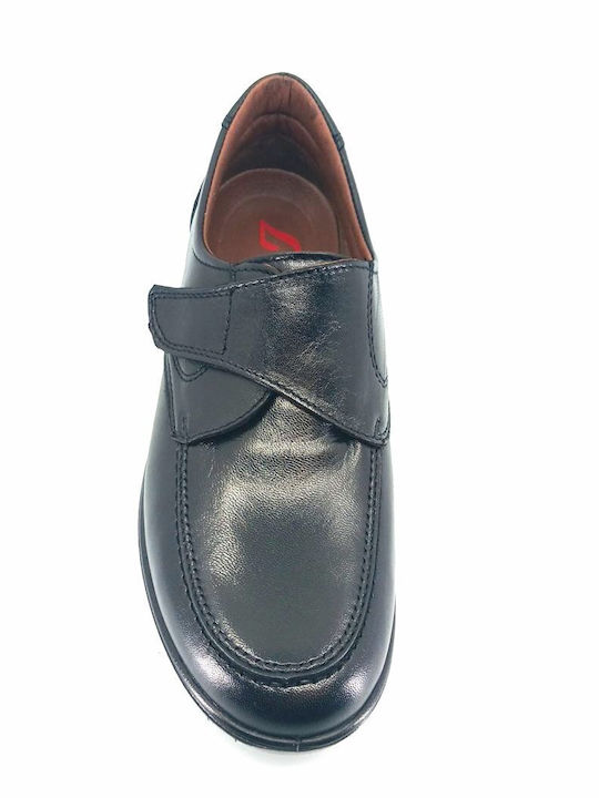 Leder Damen Mokassins in Schwarz Farbe
