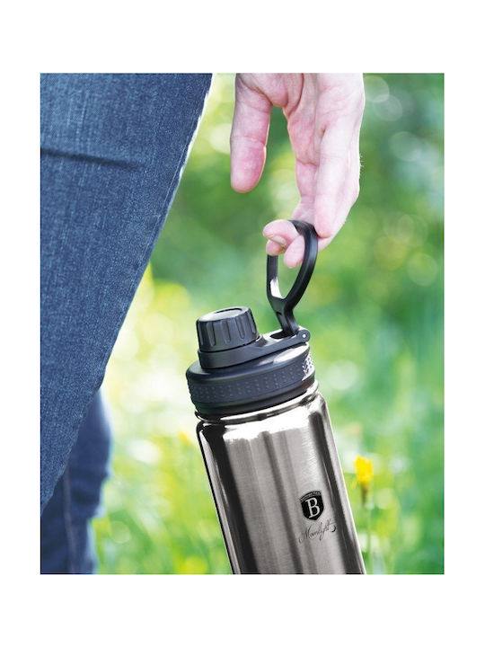 Berlinger Haus Αθλητικό Παγούρι Ανοξείδωτο 720ml Ασημί