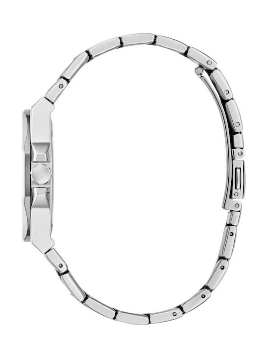 Guess Empress Women's Watch Chronograph with Silver Metal Bracelet