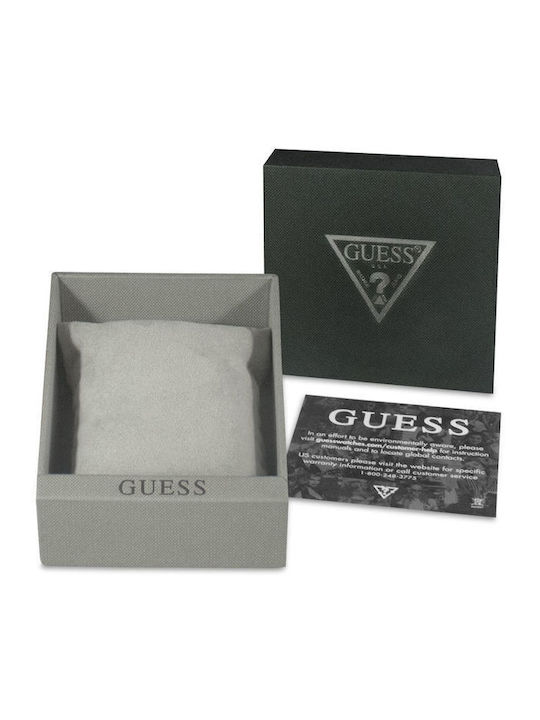 Guess Women's Watch Chronograph with Silver Metal Bracelet