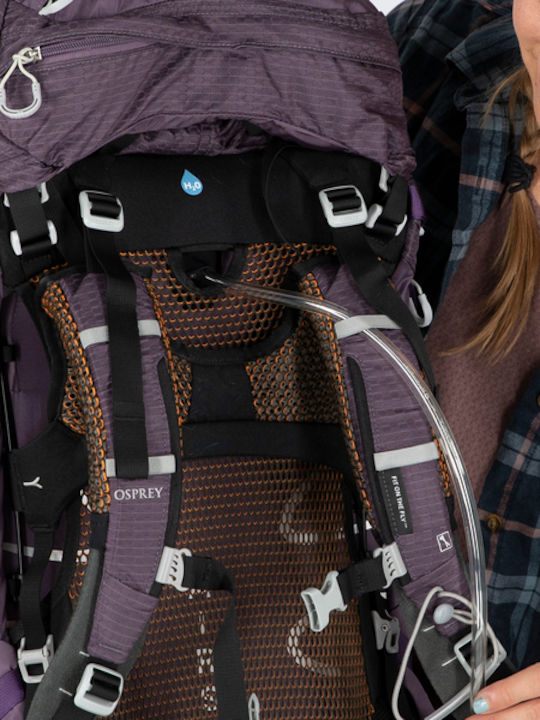 Osprey Aura Ag 50 Ορειβατικό Σακίδιο 50lt Μωβ Trekking