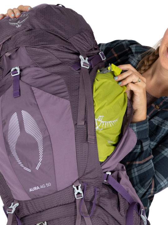Osprey Aura Ag 50 Ορειβατικό Σακίδιο 50lt Μωβ Trekking