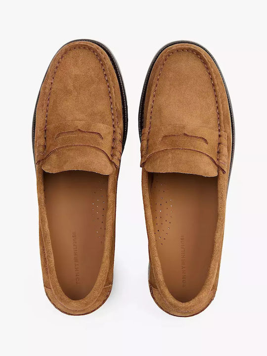 Wildleder Herren Mokassins in Braun Farbe