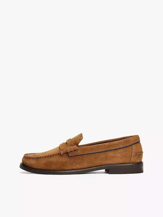 Wildleder Herren Mokassins in Braun Farbe