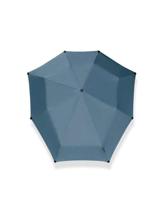 Senz° Automat Umbrelă de ploaie Compact Albastru
