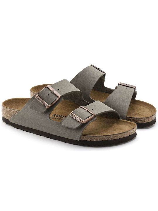 Birkenstock Classic Мъжки сандали в Сив цвят Тесен Пасват