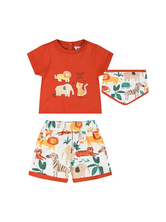 Energiers Kids' Set with Shorts 2pcs PORTOOKALI