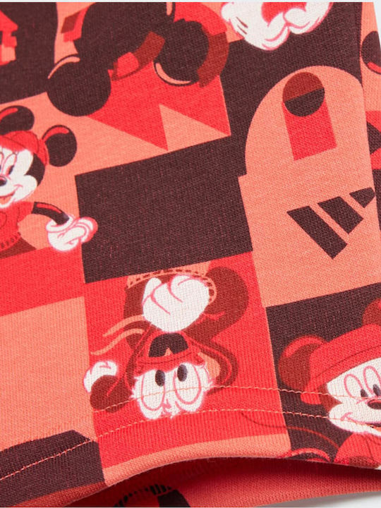 Kids' Set with Shorts Summer 2pcs White Disney Mickey Mouse