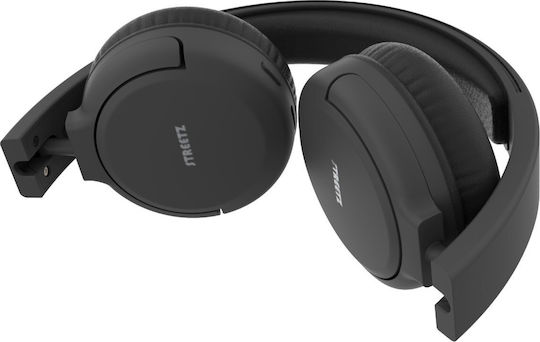 Streetz BT210-BLK Ασύρματα Bluetooth On Ear Ακουστικά με 20 ώρες Λειτουργίας Μαύρα