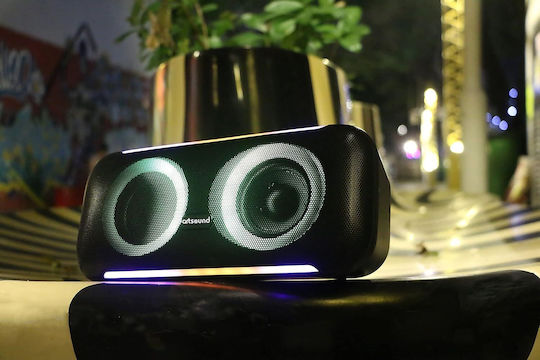 Artsound Lightbeams M Ηχείο Bluetooth 40W με Διάρκεια Μπαταρίας έως 8 ώρες Μαύρο