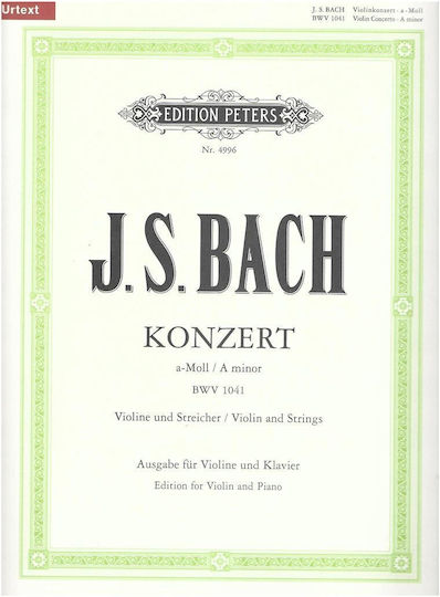 Bach Johann Sebastian Violin Concert In A Minor
