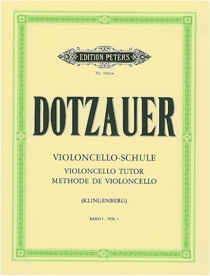 Dotzauer Violoncello Schule Band I