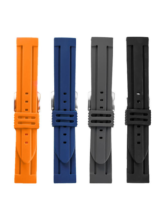 KOSTELO Curea de cauciuc Gri 24mm